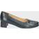 Amblers Walford Ladies Wide Fit Court - Nero/Blu