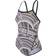 Zone3 Kona Speed ​​Swimsuit - Black/Orange/White