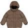 Wheat Gael Puffer Jacket - Brown Check (7228e-913-3001)