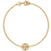 Tory Burch Pulsera Miller Pave Chain Bracelet 80997 Oro 00