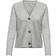 Only Button Knitted Cardigan - Grey/Light Grey Melange