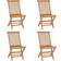 vidaXL 315442 4-pack Garden Dining Chair