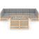 vidaXL 3077254 Loungesæt, borde inkl. 9 sofaer
