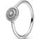 Pandora Elegant Sparkle Ring - Silver/Transparent