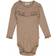 Wheat Rib Ruffle Body L/S - Khaki Melange (9108e-007-3204)