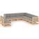 vidaXL 3076904 Loungeset, Bord inkl. 9 Soffor