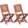 vidaXL 45586 Caféset, 1 Bord inkl. 2 Stolar