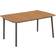 vidaXL 3072494 Matgrupp, 1 Bord inkl. 6 Stolar