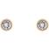 Ted Baker Boucles oreilles Femme TBJ1084-02-02 Transparent, Doré