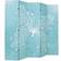 vidaXL Divisor Plegable 200x170 cm Mariposa Azul Biombo 200x170cm