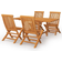 vidaXL 3059593 Patio Dining Set, 1 Table incl. 4 Chairs