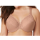 Glamorise Low Cut WonderWire Lace Bra - Cappuccino