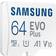 Samsung Evo Plus microSDXC Class 10 UHS-I U1 V10 A1 130/130MB/s 64GB +SD Adapter