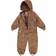 Wheat Miko Tech Snowsuit - Maroon Flowers (7052e-921R-2753)