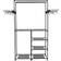 vidaXL Minimalist Clothes Rack 87x158cm