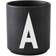 Design Letters Black Porcelain Kaffekopp
