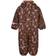 CeLaVi PU Rainsuit w. Fleece - Rocky Road w. Mushrooms (310251-2920)