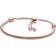 Pandora Moments Snake Chain Slider Bracelet - Rose Gold/Transparent