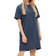 Pieces Ria T-shirt Dress - Ombre Blue