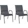 vidaXL 313070 2-pack Chaise de jardin pour repas