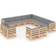 vidaXL 3077014 Loungeset, Bord inkl. 13 Soffor