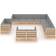 vidaXL 3077014 Loungeset, Bord inkl. 13 Soffor