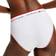 Tommy Hilfiger Repeat Logo High Waist Brief - White