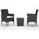 vidaXL 3058362 Caféset, 1 Bord inkl. 2 Stolar
