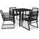 vidaXL 3058282 Juego de comedor de patio, 1 Mesa incl. 4 Sillas