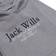 Jack Wills Kid's Batsford Script Logo Hoodie - Grey Heather