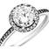 Pandora Square Sparkling Radiant Ring - Silver/Transparent