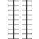 vidaXL 289562 Wine Rack 24x95.4cm 2pcs