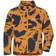 Didriksons Monte Printed Kid’s Full-Zip - Burnt Glow Islands (503925-990)