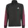 Adidas Team Polyester Regular 3-Stripes Tracksuit Kids - Black/Team Real Magenta