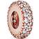 Pandora Sparkle Spacer Charm - Rose Gold/Transparent