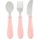 Beaba Set de 3 couverts inox old pink Rose