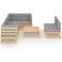 vidaXL 3076659 Loungeset, 1 Bord inkl. 7 Soffor