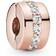 Pandora Sparkling Row Spacer Charm - Rose Gold/Transparent