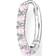 Thomas Sabo Single Hoop Earring - Silver/Pink/Transparent