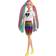 Mattel Barbie Leopard Rainbow Hair Doll with Color Change Hair Feature GRN81