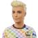 Mattel Ken Doll Fashionista Checkered Shirt GRB90