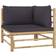 vidaXL 3058201 Loungeset, Bord inkl. 2 Soffor