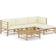 vidaXL 3058194 Loungeset, 1 Bord inkl. 3 Soffor