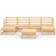 vidaXL 3076069 Loungeset, 1 Bord inkl. 4 Soffor