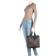Coach Field Tote With Horse And Carriage Print - B4/Truffle Black
