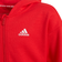 Adidas Kid's 3-Stripes Full-Zip Hoodie - Vivid Red/White (GT6889)