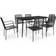 vidaXL 48570 Juego de comedor de patio, 1 Mesa incl. 6 Sillas