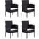 vidaXL 3067832 Patio Dining Set, 1 Table incl. 4 Chairs