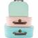 Sass & Belle Pastel Retro Suitcases 3-pack