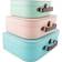 Sass & Belle Pastel Retro Suitcases 3-pack